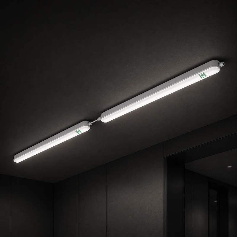 LED-Leuchtstofflampe mit Notbeleuchtung | 150cm | 55W | Wasserdicht