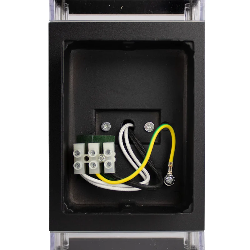 LED-Außenwandleuchte | 2x GU10 | Schwarz | IP54 | Dimmbar