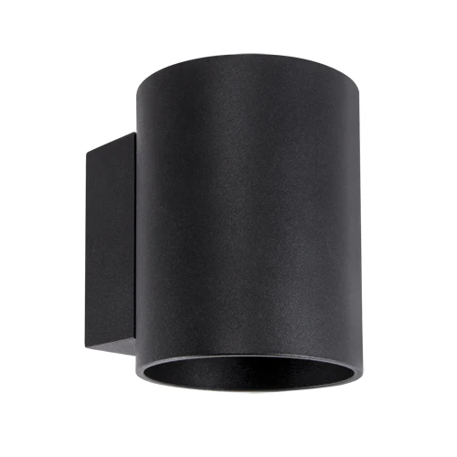 LED Wandleuchte schwarz Sonia | Rund | G9-Fassung