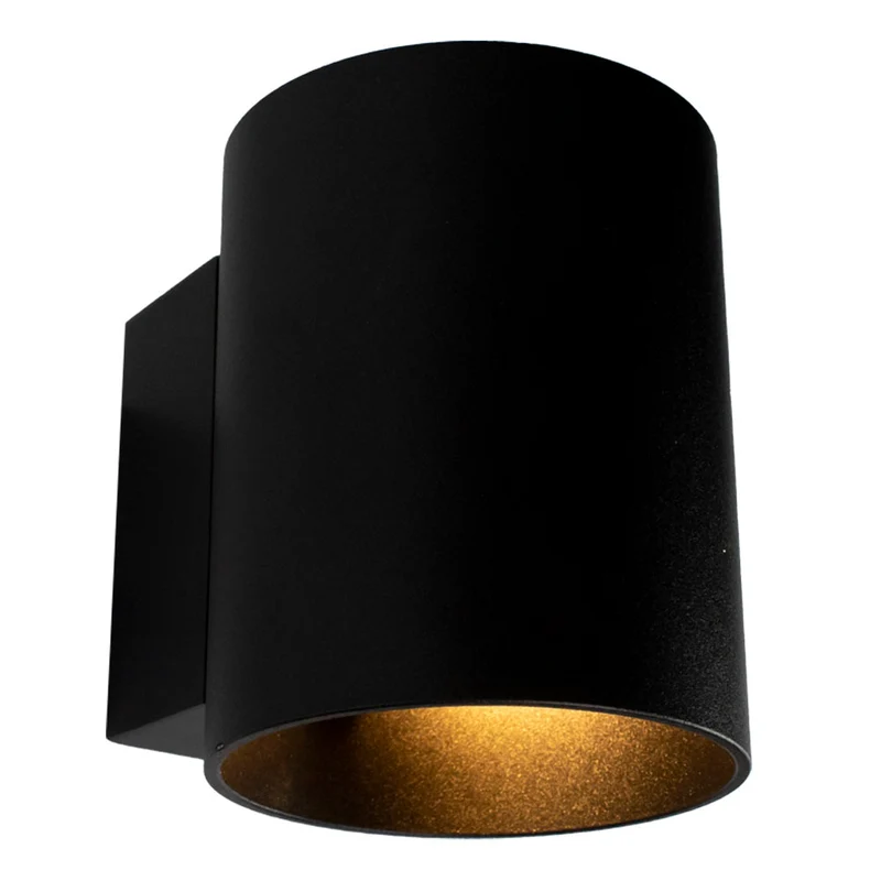 LED Wandleuchte schwarz Sonia | Rund | G9-Fassung