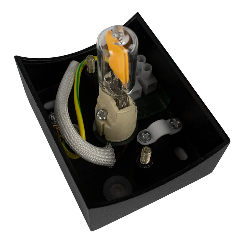 LED Wandleuchte schwarz Sonia | Rund | G9-Fassung