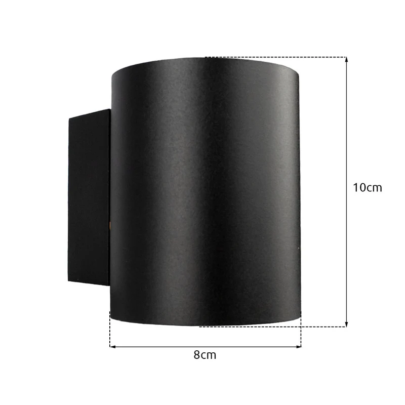 LED Wandleuchte schwarz Sonia | Rund | G9-Fassung