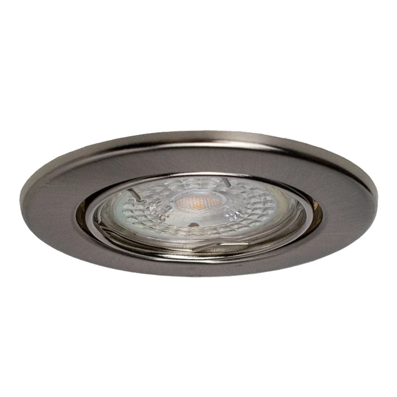 LED-Spot-Leuchte | Neigbar | Ø63mm | Rund | Silber