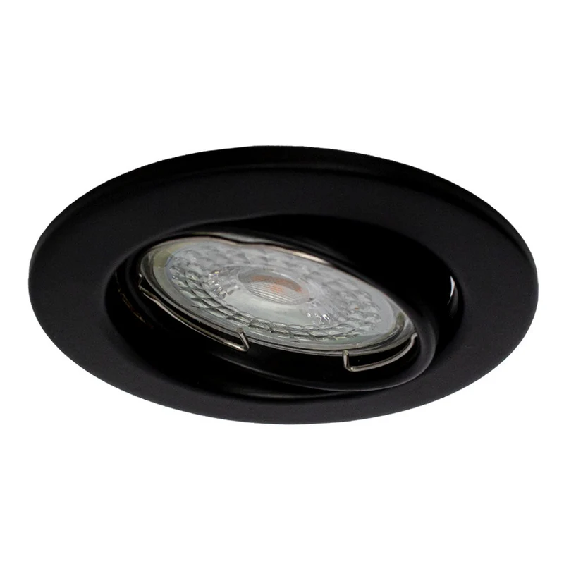 LED-Spot-Leuchte | Neigbar | Ø63mm | Rund | Schwarz