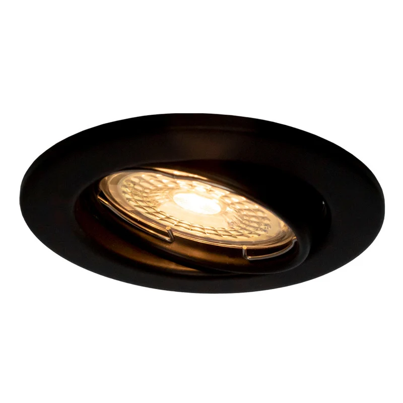 LED-Spot-Leuchte | Neigbar | Ø63mm | Rund | Schwarz