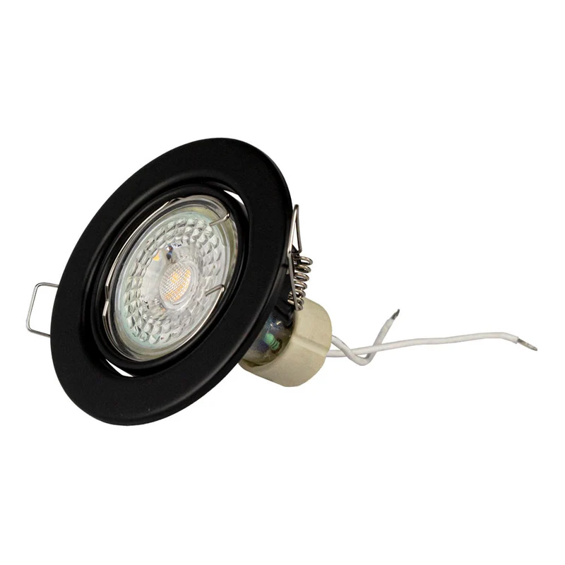 LED-Spot-Leuchte | Neigbar | Ø63mm | Rund | Schwarz