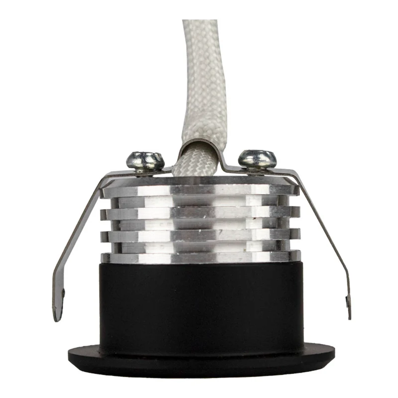 LED-Veranda-Einbaustrahler | Mini | Ø31mm | 1,5W | Dimmbar – Schwarz