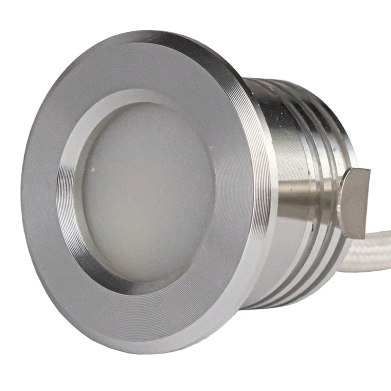 LED-Veranda-Einbaustrahler | Mini | Ø31mm | 1,5W | Dimmbar – Silber