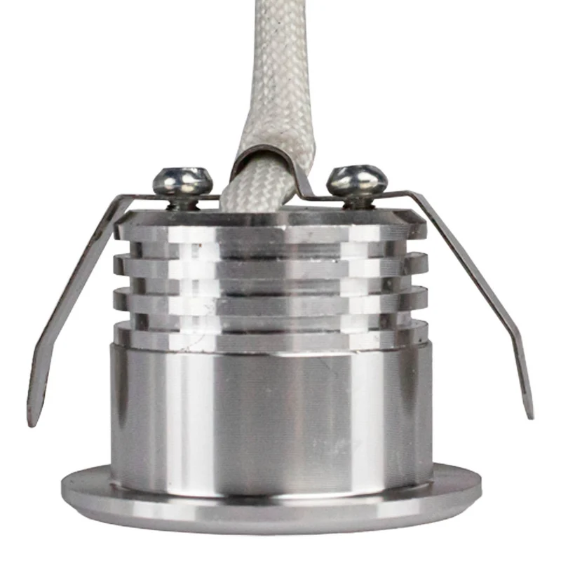 LED-Veranda-Einbaustrahler | Mini | Ø31mm | 1,5W | Dimmbar – Silber
