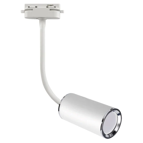 LED 1-phasiger flexibler Schienenspot | GU10-Fassung | Weiß