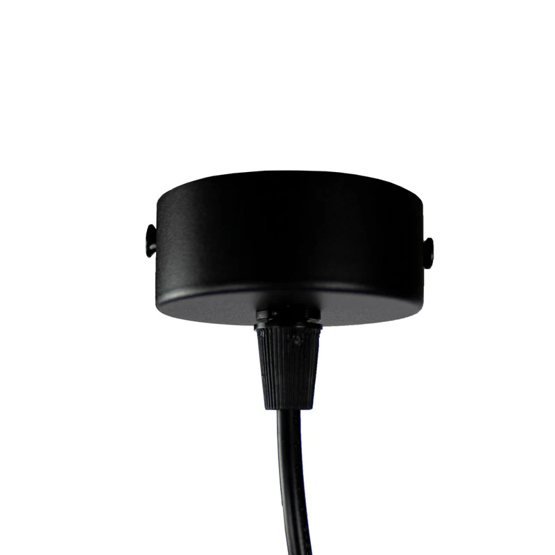 Längliche Hängelampe 29CM | Schwarz | GU10-Fassung | 1M Kabel