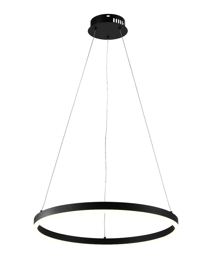 LED-Hänglampe , 22W, Schwarz, Rund,1760 lm | 3000K Warmweiß