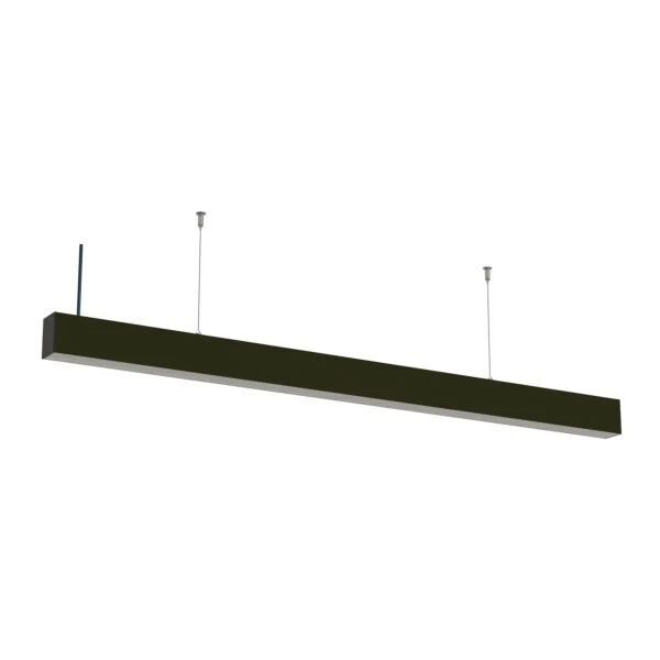 LED Linear Hängeleuchte schwarz - Büroleuchte - 40 Watt | 120cm | 4000K – Naturweiß