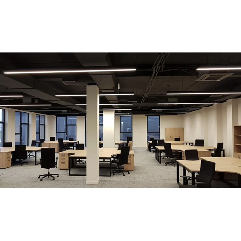 LED Linear Hängeleuchte schwarz - Büroleuchte - 40 Watt | 120cm | 4000K – Naturweiß
