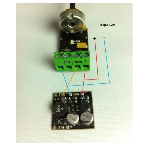 Dimmer für LEDs und LED Module (PWM) mit Drehregler