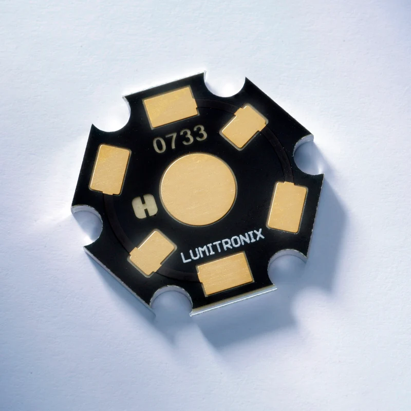 LUMITRONIX Star-Platine aus Aluminium