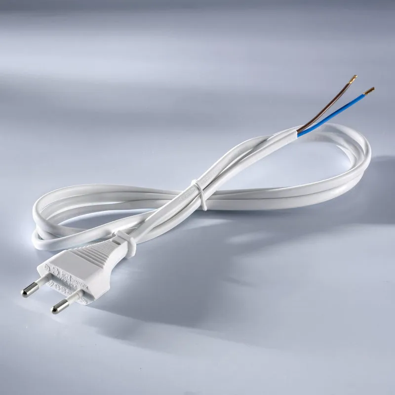 Netzkabel mit Eurostecker, 1.5m, weiß