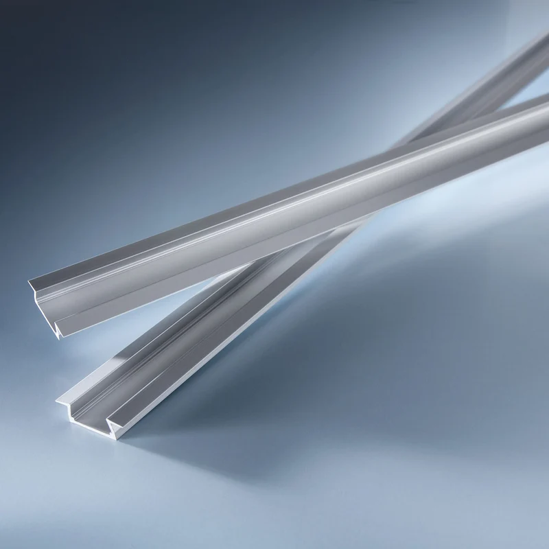 Alu Einbau-Profil, flach, mit Flügelblenden, 1020mm