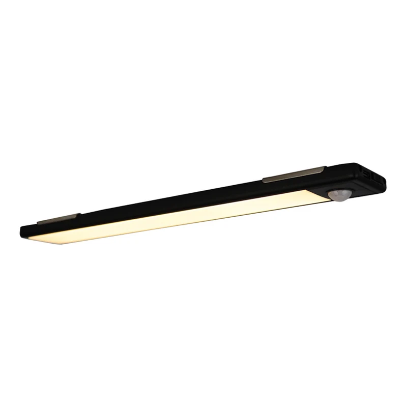 LED-Schrankbeleuchtung mit Sensor | 1,5W | Schwarz | 24cm | 3000K