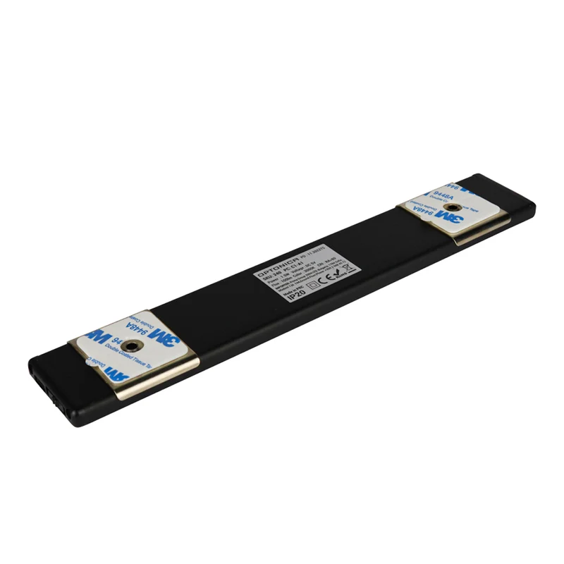LED-Schrankbeleuchtung mit Sensor | 1,5W | Schwarz | 24cm | 3000K