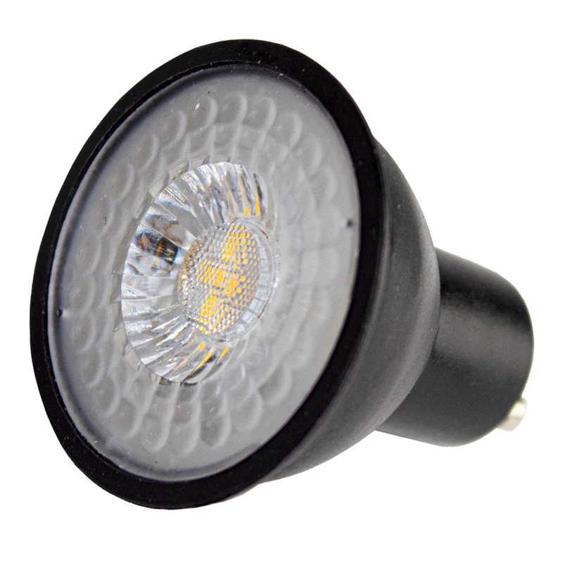 LED-Spot GU10 | Schwarz | 7Watt | 560lm | Dimmbar