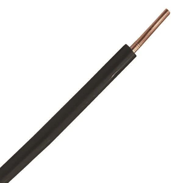 H07V-U | VD-Thread | 1 x 1,5 mm2 Kerne | Schwarz | 100M