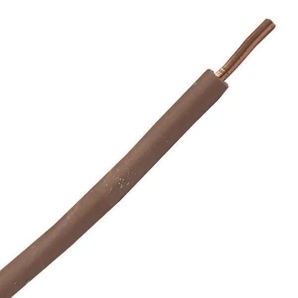 H07V-U | VD-Thread | 1 x 1,5 mm2 Kerne | Braun | 100M