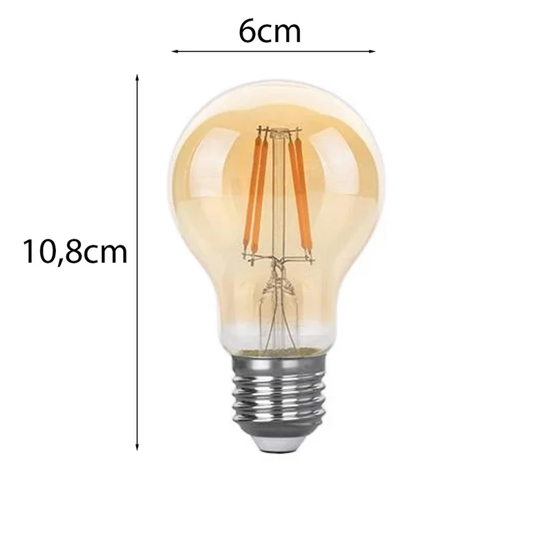 LED-Glühlampe 6W | A60 | 3-stufig dimmbar | E27 | 2700K – Warmweiß
