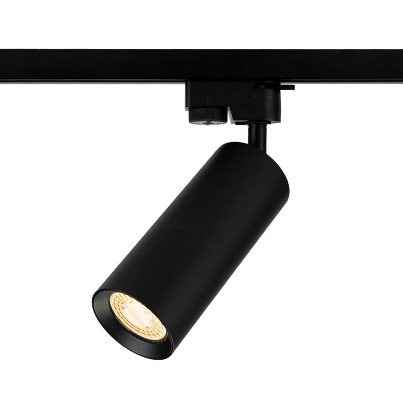 LED 1-Phasen-Schienenstrahler mit GU10-Fassung | Schwarz