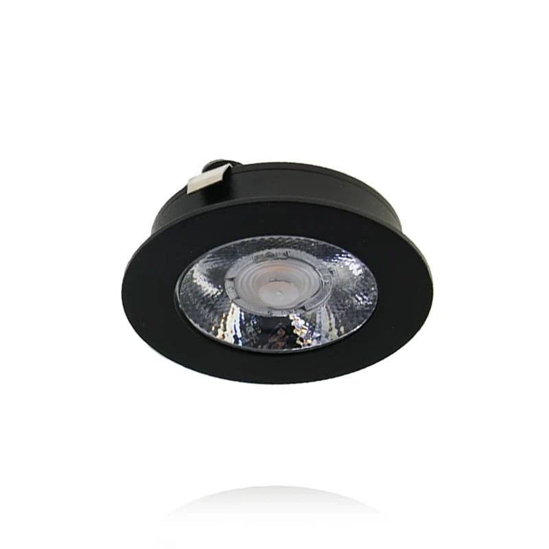 LED-Möbelstrahler | 12V | Baston | Ø55mm | Schwarz | 3W
