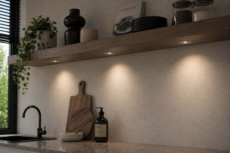 LED-Möbelstrahler | 12V | Baston | Ø55mm | Silber | 3W