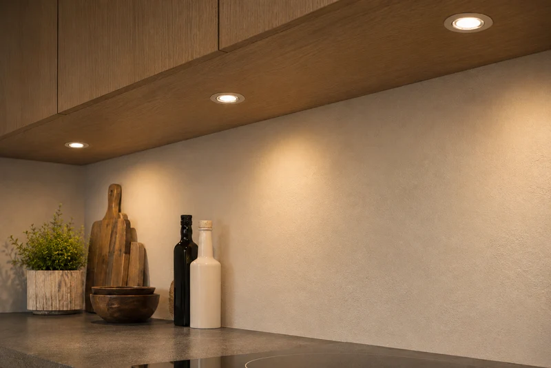 LED-Möbelstrahler | 12V | Baston | Ø55mm | Silber | 3W