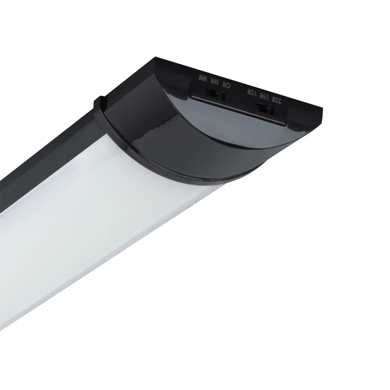 LED-Batten-Leuchtstofflampe 60CM 10/15/20W | CCT - Lichtfarbe | LOTUS | Schwarz