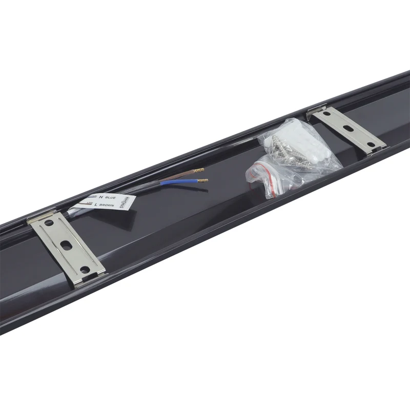 LED-Batten-Leuchtstofflampe 120CM 25/30/40W | CCT - Lichtfarbe | LOTUS | Schwarz