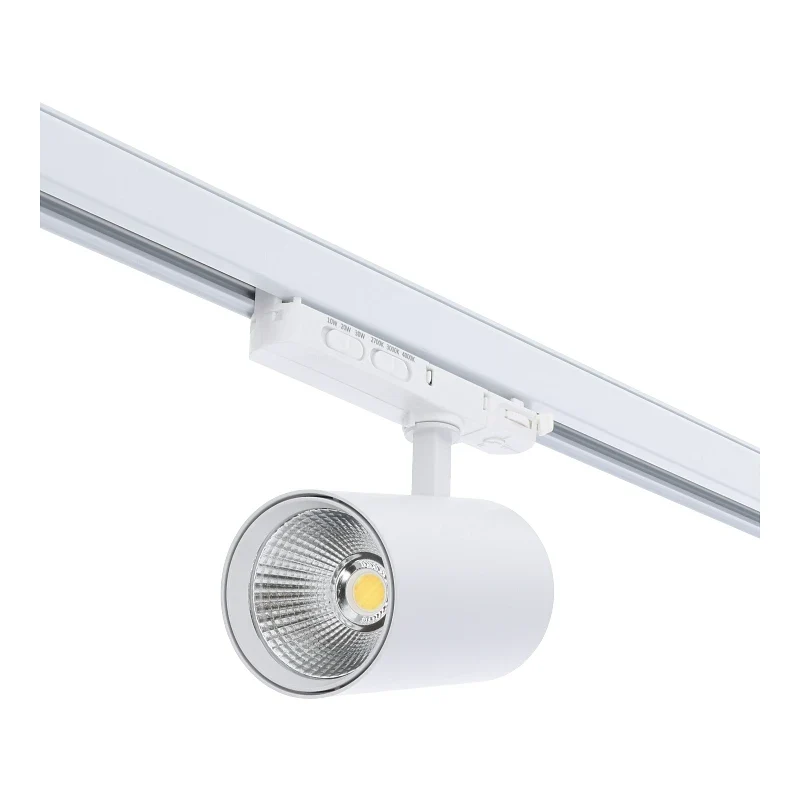 3-Phasen-Schienenspot | Rosalin | 10W-20W-30W | Weiß | Dimmbar | CCT-Schalter