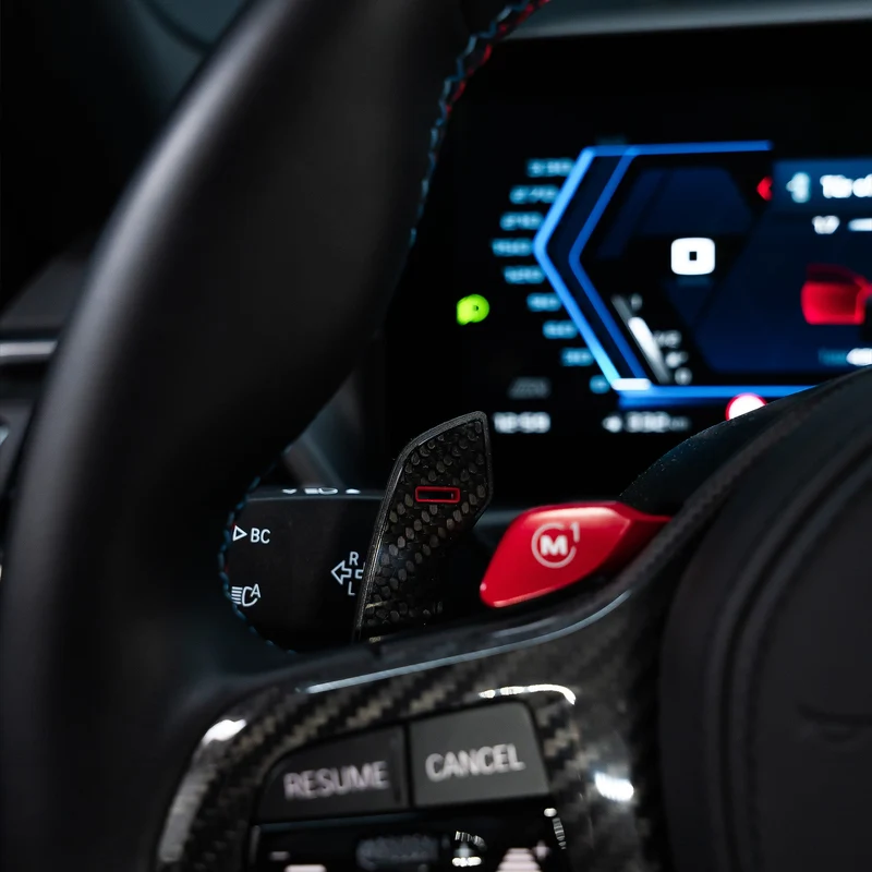 Carbon Schaltwippen V.2 passend für BMW M2/M3/M4 (F- und G-Reihe)
