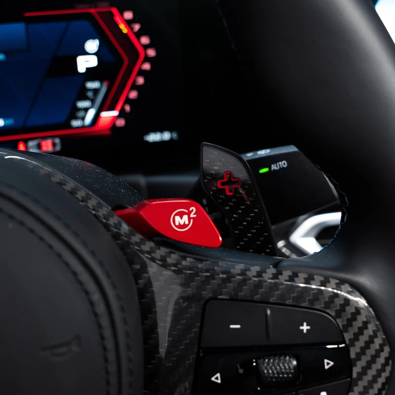 Carbon Schaltwippen V.2 passend für BMW M2/M3/M4 (F- und G-Reihe)