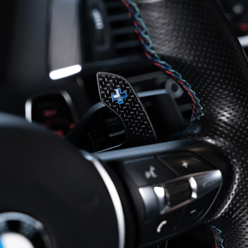 Carbon Schaltwippen V.2 passend für BMW M2/M3/M4 (F- und G-Reihe)