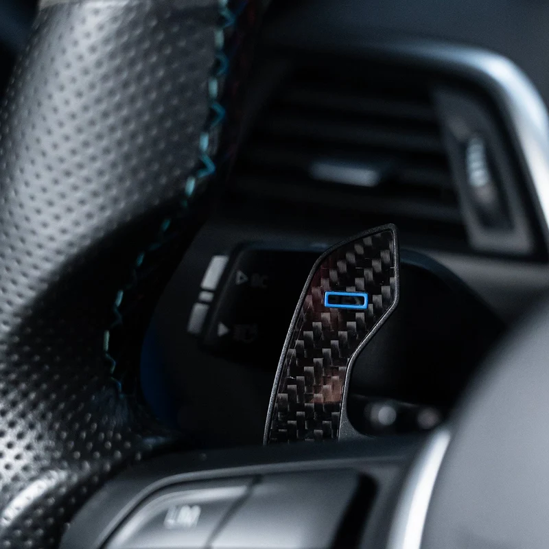 Carbon Schaltwippen V.2 passend für BMW M2/M3/M4 (F- und G-Reihe)