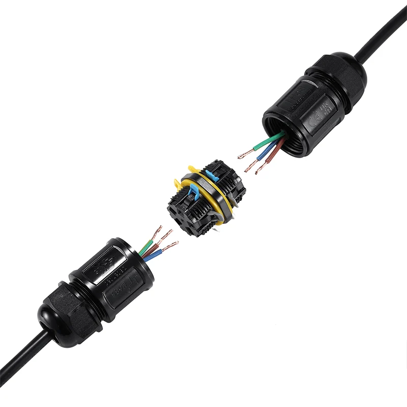 5-poliger wasserdichter I-FORM-SCHNELL-Anschluss | Für 4–14 mm Kabel