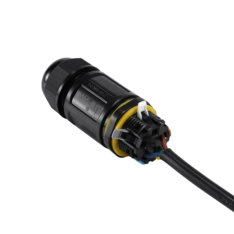 5-poliger wasserdichter I-FORM-SCHNELL-Anschluss | Für 4–14 mm Kabel