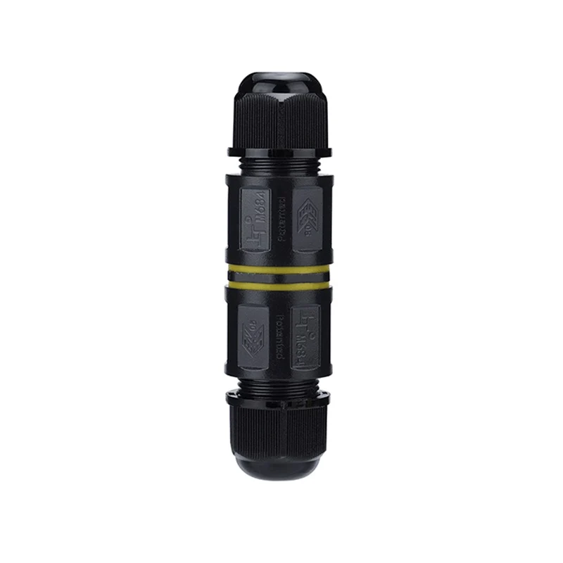 3-poliger, wasserdichter I-Shape-Schnellverbinder | Für 4–11 mm Kabel