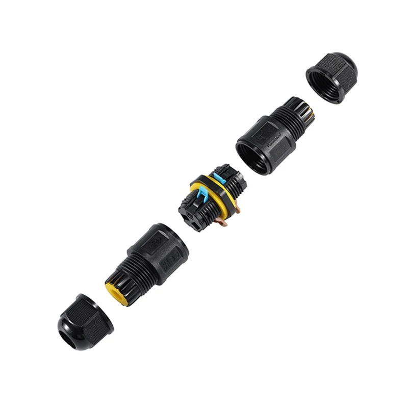 3-poliger, wasserdichter I-Shape-Schnellverbinder | Für 4–11 mm Kabel