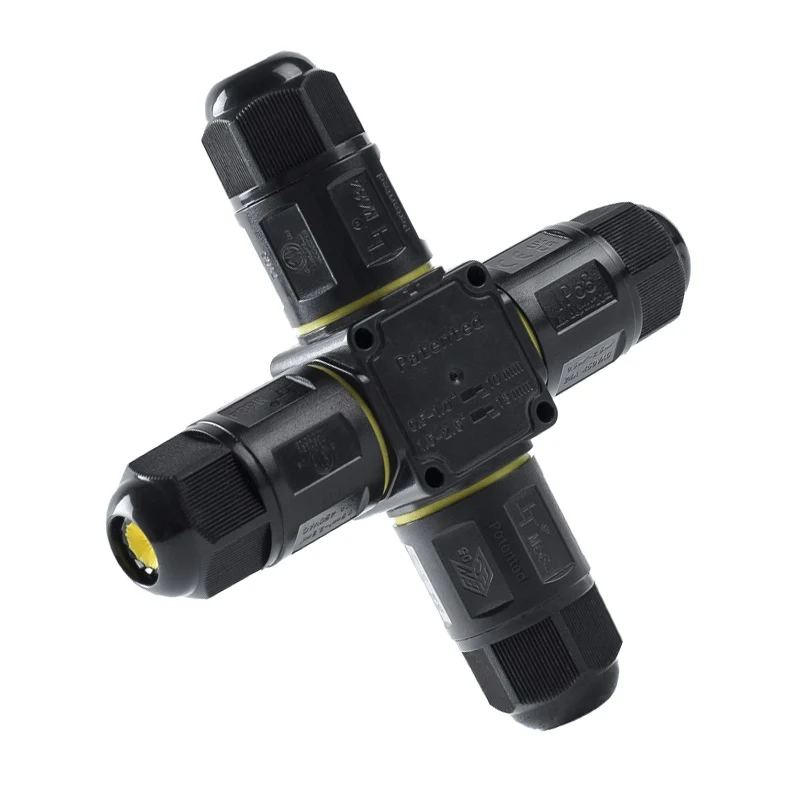 3Pin X-SHAPE Wasserdichter SCHNELLVERbinder | Für 4–11 mm Kabel