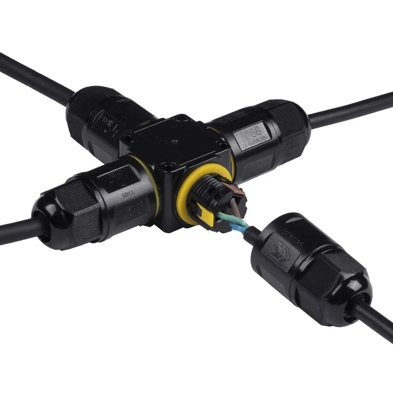 3Pin X-SHAPE Wasserdichter SCHNELLVERbinder | Für 4–11 mm Kabel