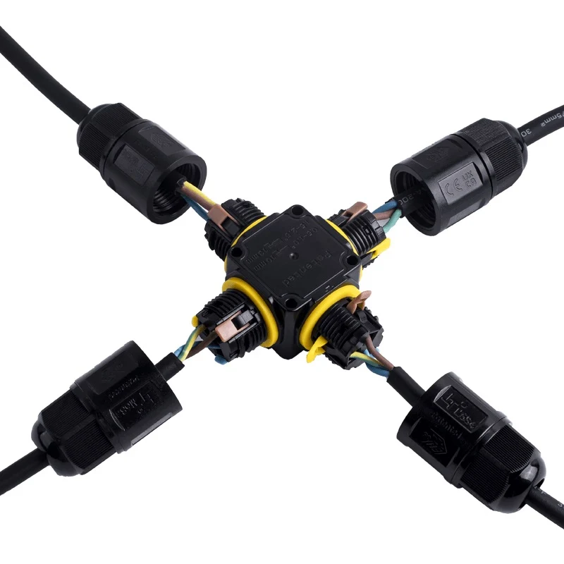3Pin X-SHAPE Wasserdichter SCHNELLVERbinder | Für 4–11 mm Kabel
