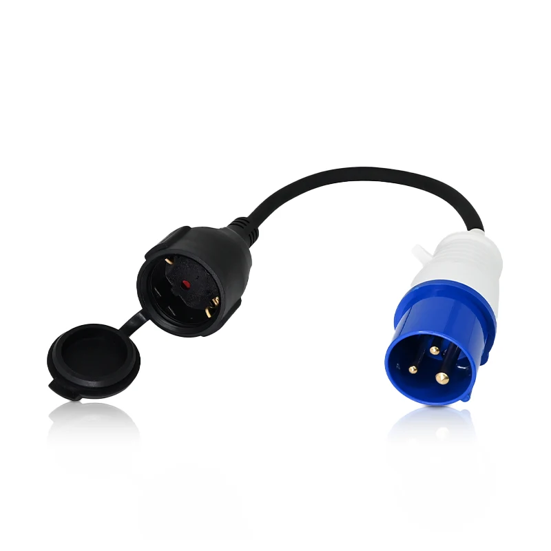 Campingstecker | Geerdet | 25cm Kabel