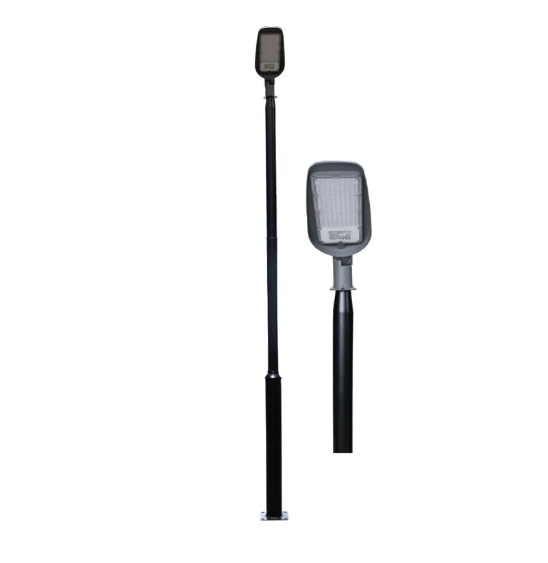 Schwarzer Lichtmast - Ø60mm | 3 Meter | Max. 6 Meter