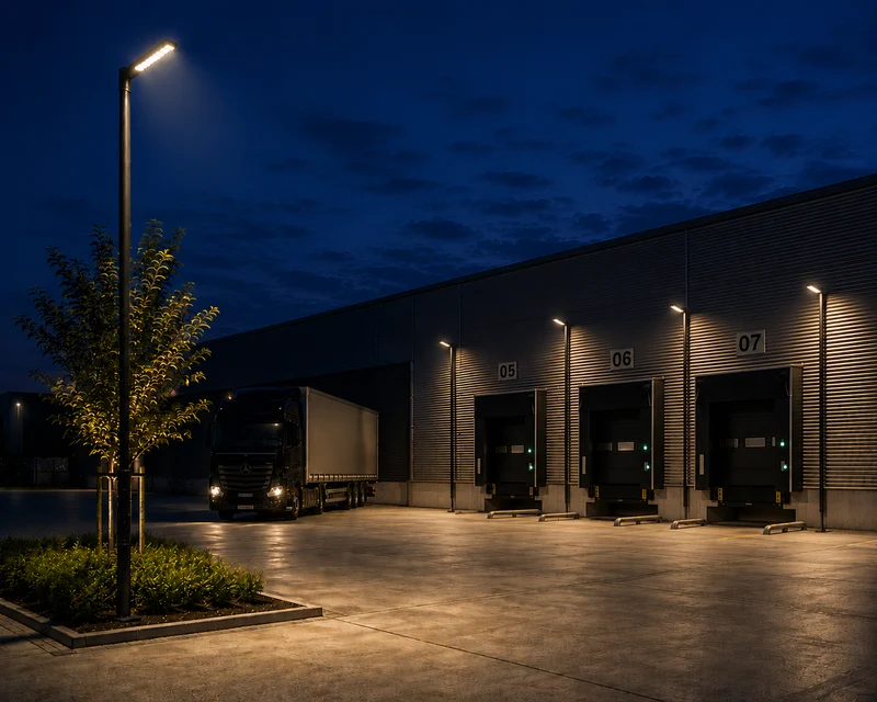 Schwarzer Lichtmast - Ø60mm | 3 Meter | Max. 6 Meter