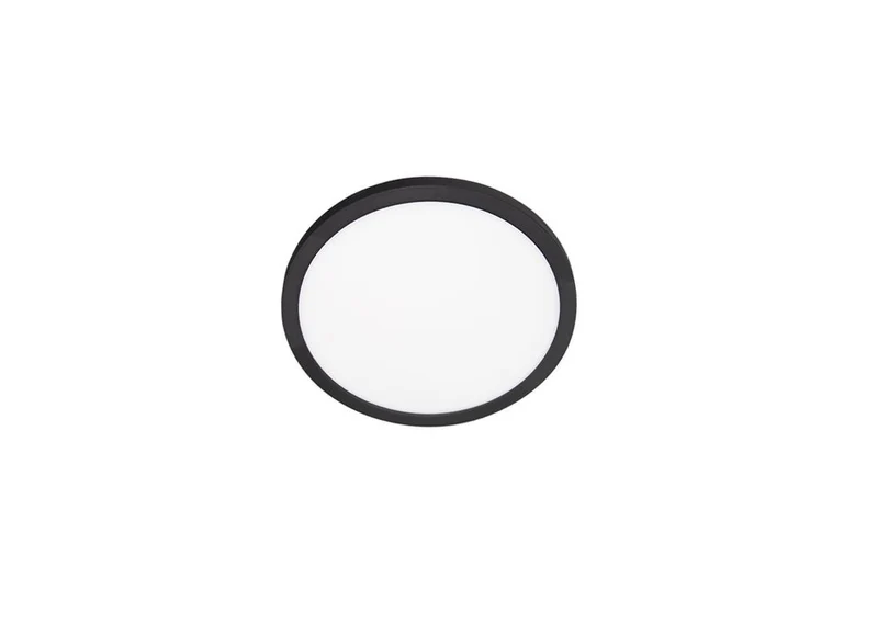 LED Deckenleuchte rund | 30CM | 12/18/24 Watt | Lichtfarbe einstellbar | Schwarz